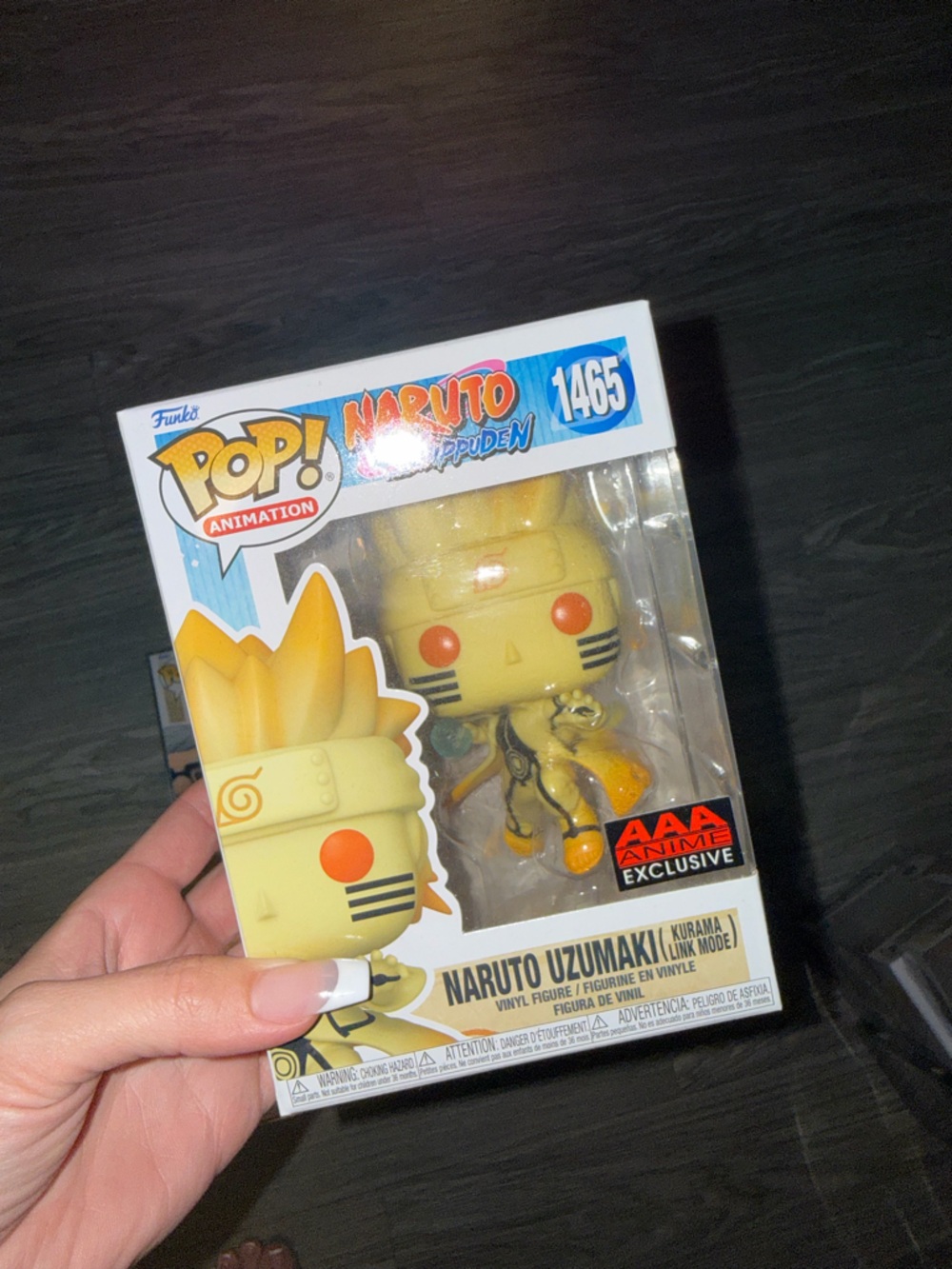 Funko Pop! Vinyl: Naruto -  Uzumaki (Kurama Link Mode) (Glow) (Chase)  #1465